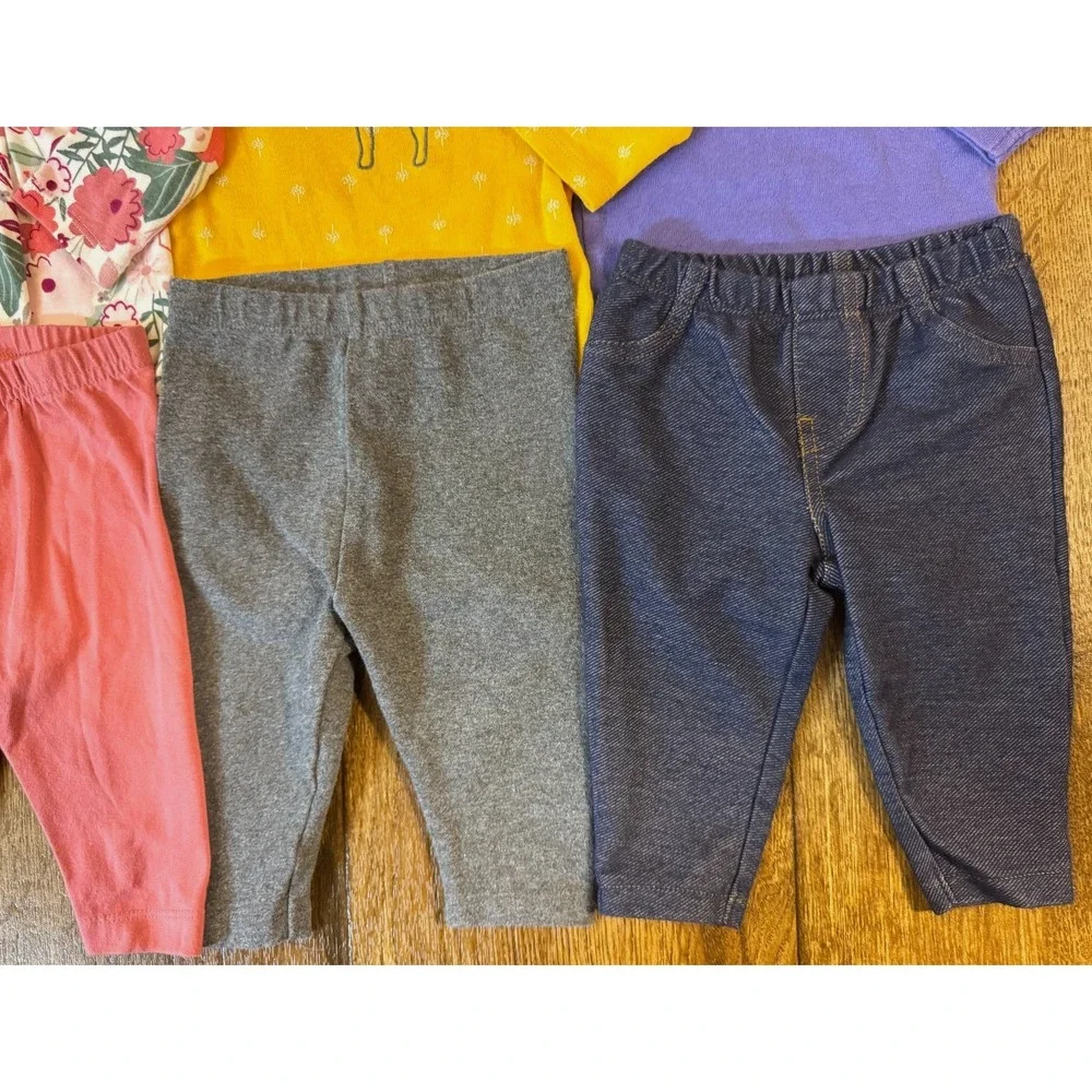 Baby Girl 3 Months Outfits Pants Shirts Bodysuits Long Sleeve Clothes Lot Llama‎